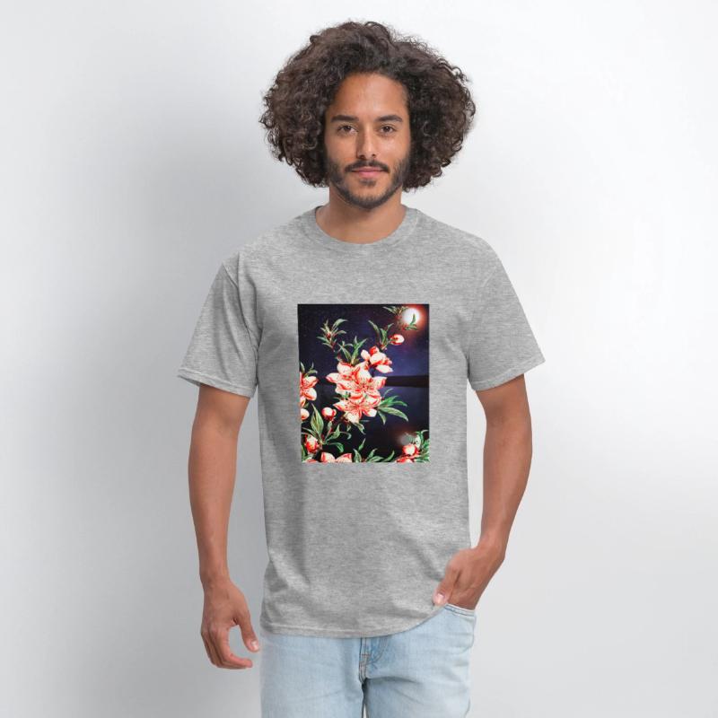 Peach tree blossoms with a beautiful background