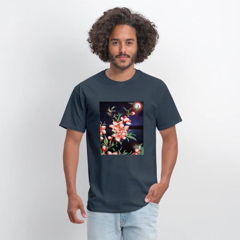 Peach tree blossoms with a beautiful background