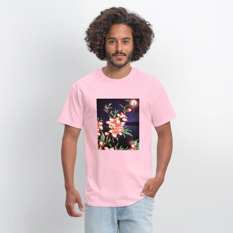 Peach tree blossoms with a beautiful background