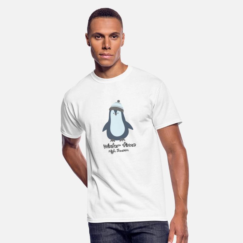 penguin fur Hat Winter time Yardside font logo