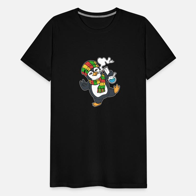 Penguin Smoking Nicotine Addict Gift