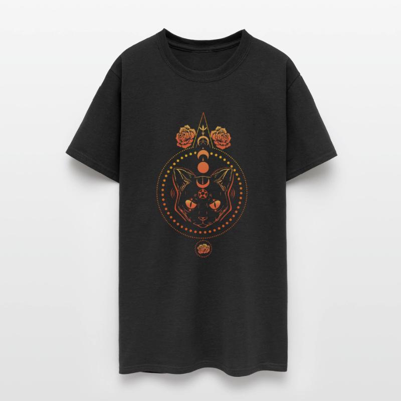 Pentagram Occult Satanic Gothic Cat Halloween