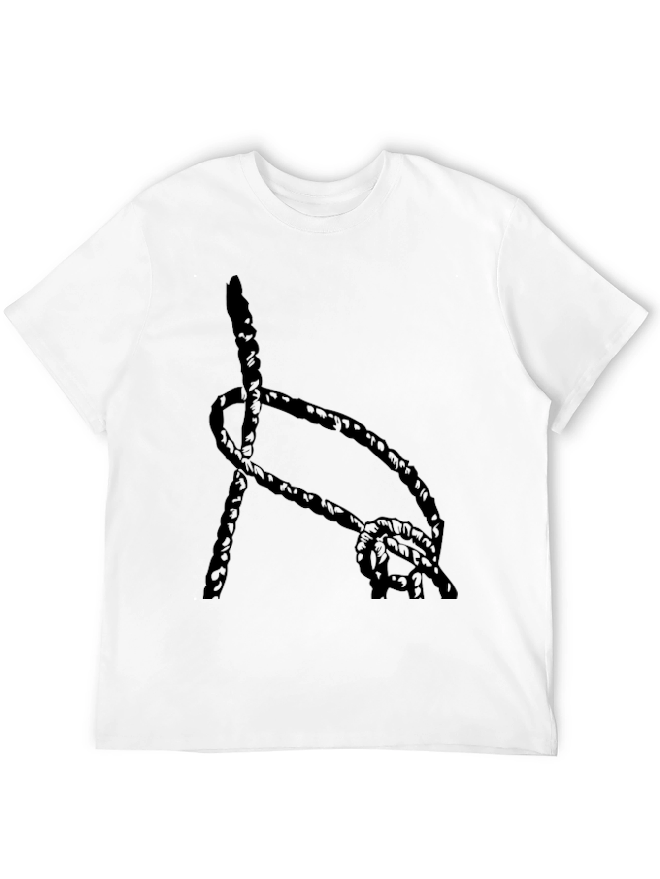 Black Knot Graphic T-Shirt - Casual Style
