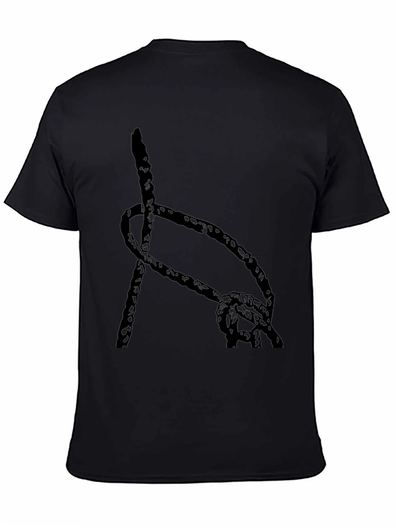 Black Knot Graphic T-Shirt - Casual Style