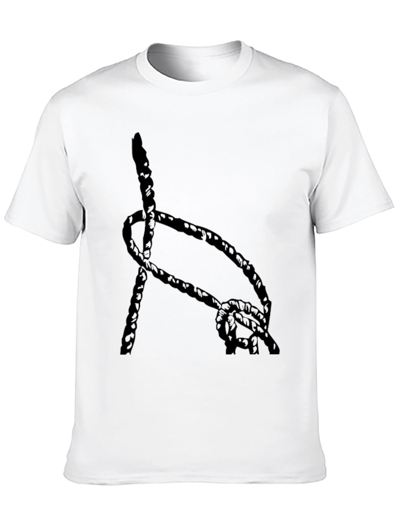 Black Knot Graphic T-Shirt - Casual Style