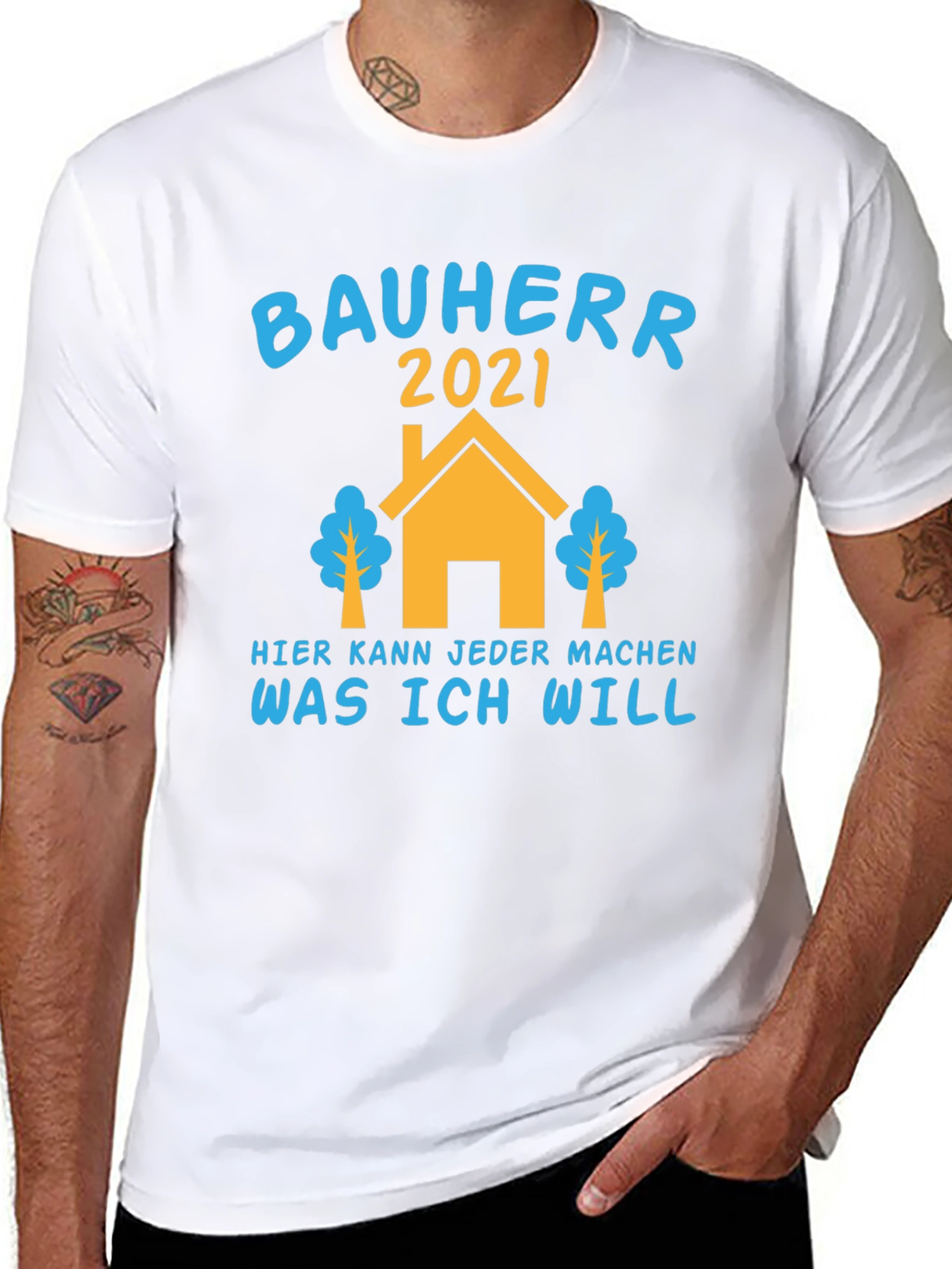 Bauherr 2021 Graphic Tee - Construction Boss T-Shirt