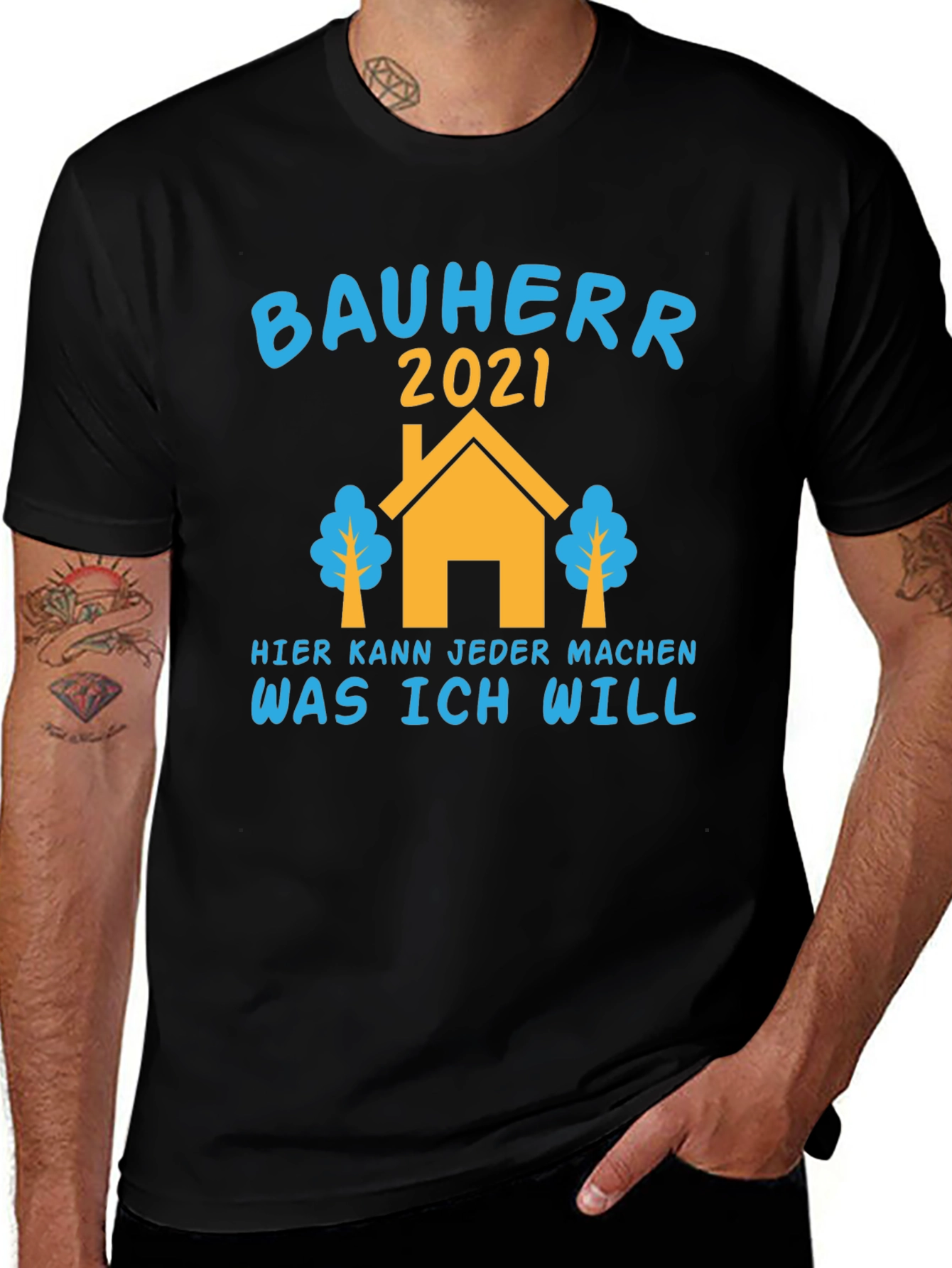 Bauherr 2021 Graphic Tee - Construction Boss T-Shirt