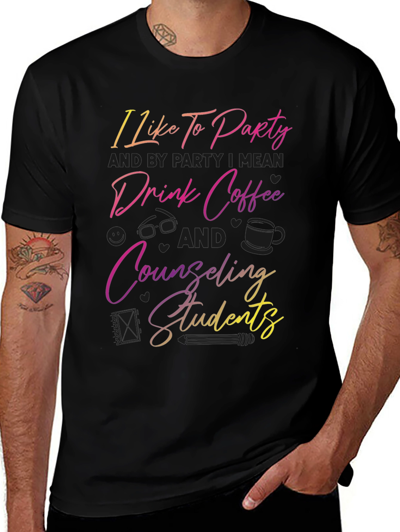Counseling Students Coffee Party T-Shirt