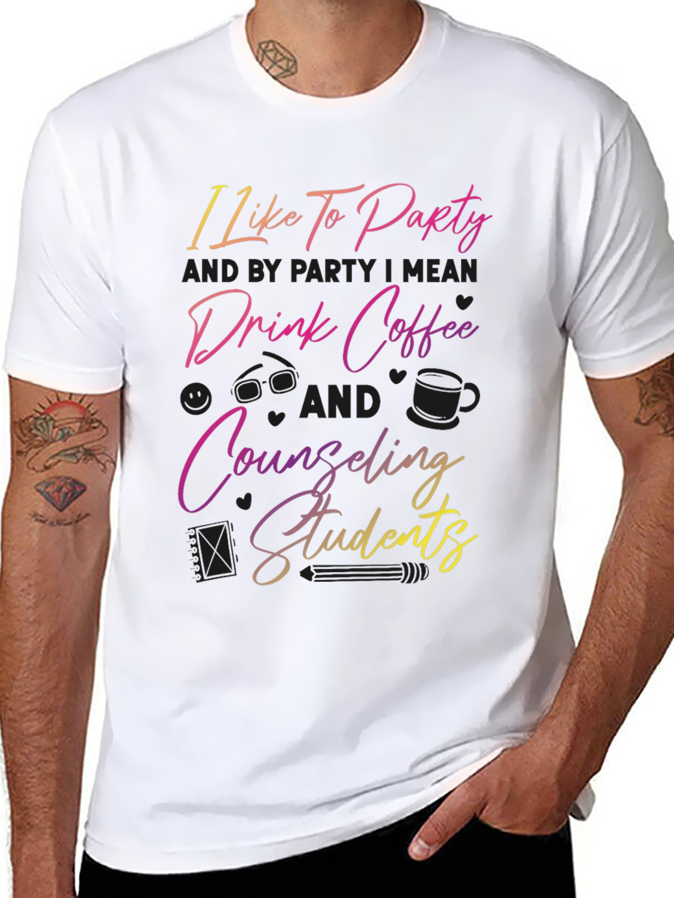 Counseling Students Coffee Party T-Shirt