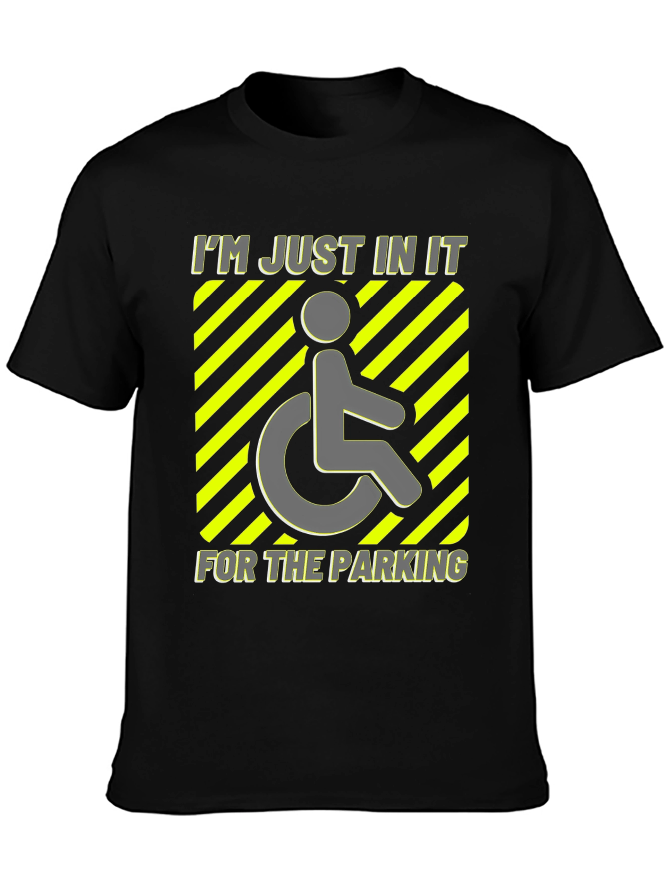 Handicap Parking Funny T-Shirt
