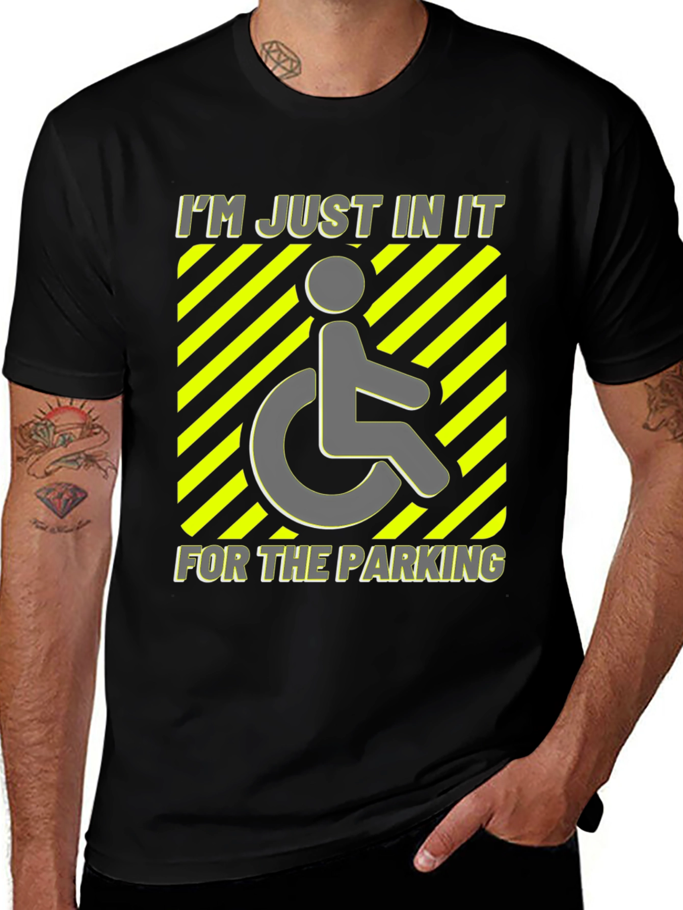 Handicap Parking Funny T-Shirt