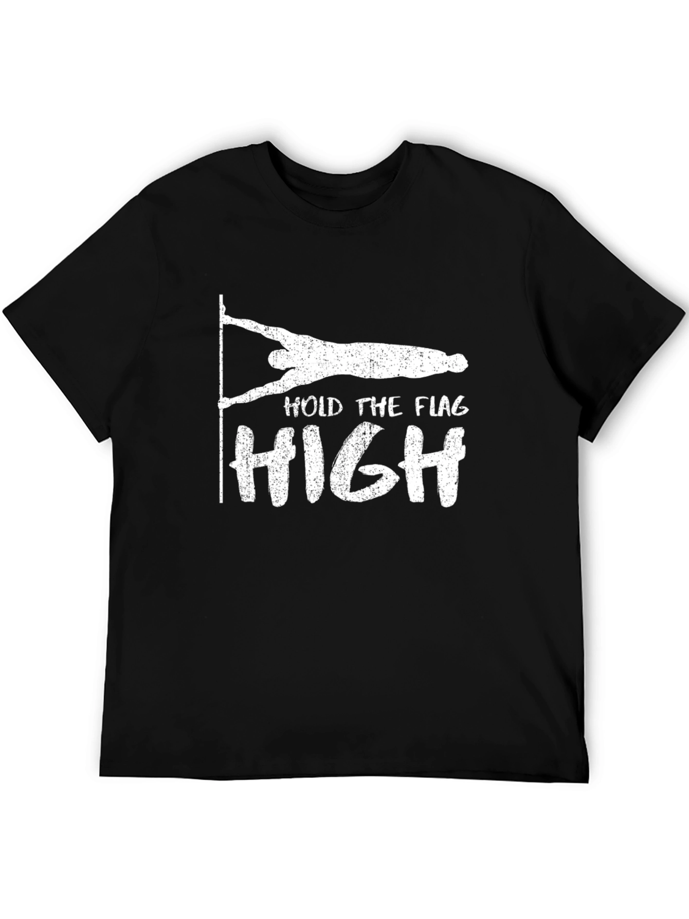 Hold the Flag High Graphic Tee - Black