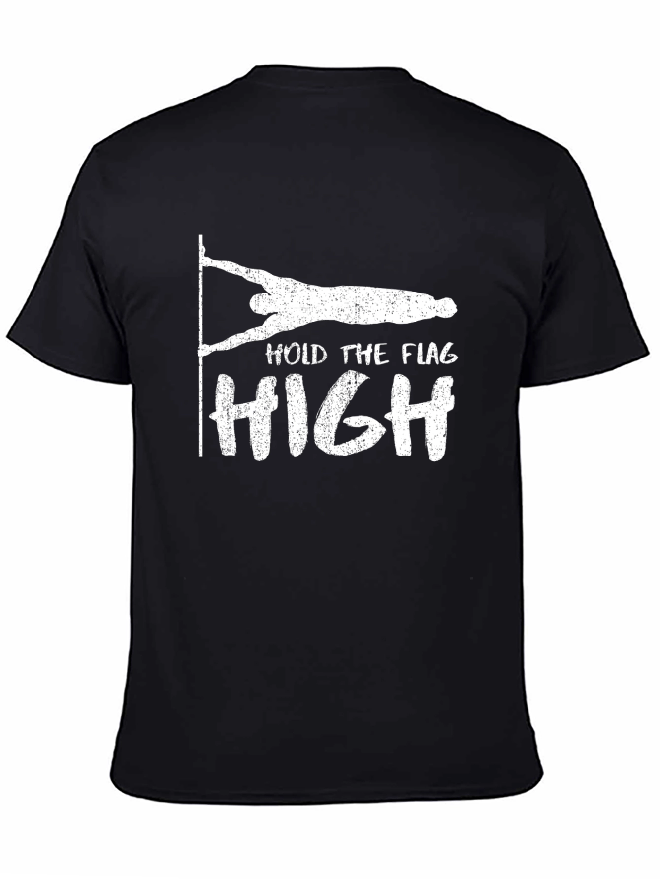 Hold the Flag High Graphic Tee - Black