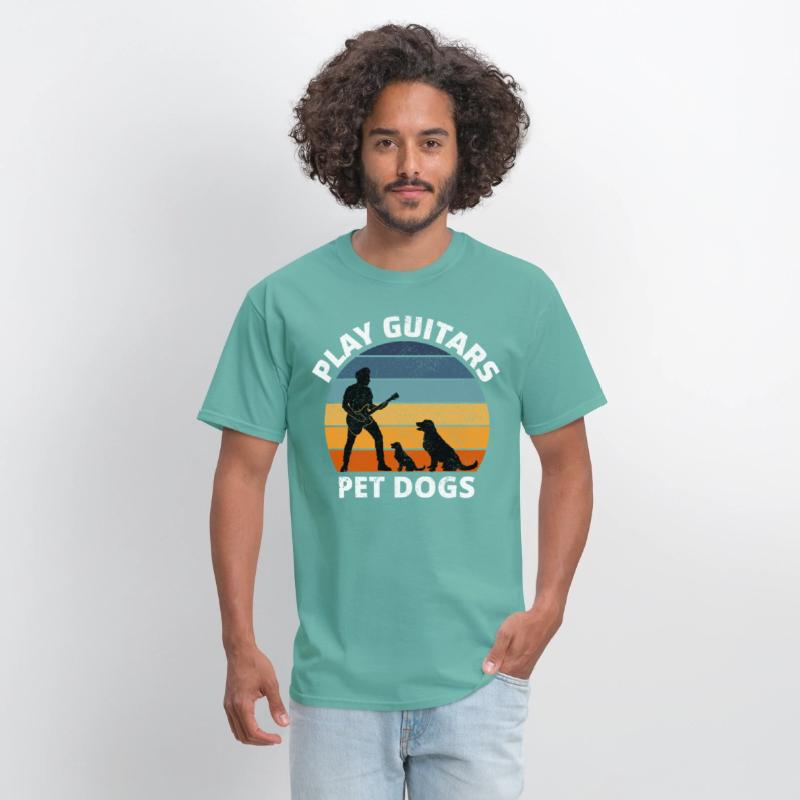 Play Guitars Pet Dogs Music Musician Bassist Funny
