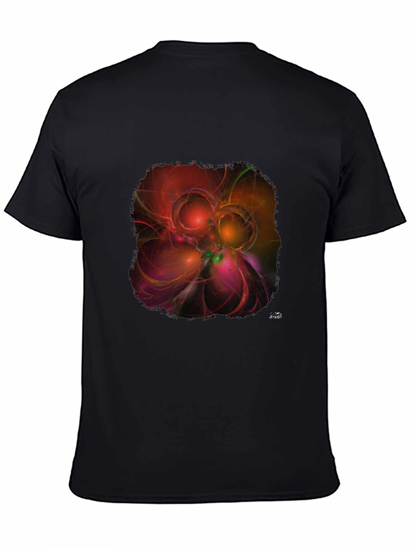 Abstract Design Black T-Shirt