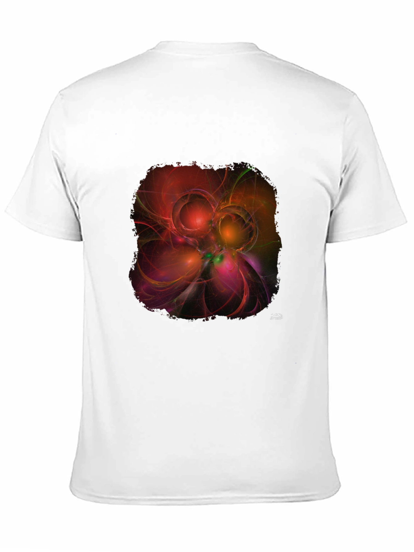 Abstract Design Black T-Shirt