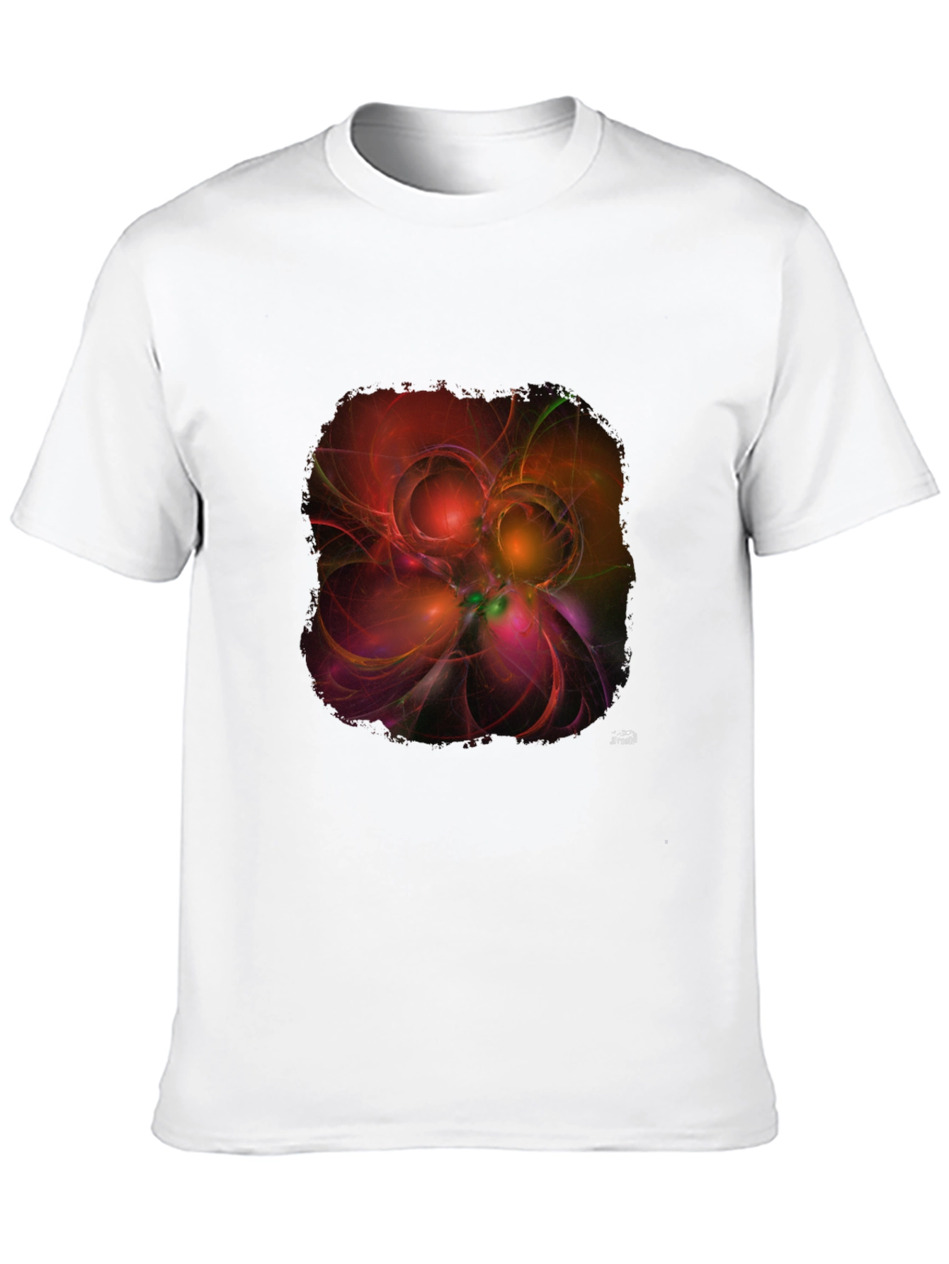 Abstract Design Black T-Shirt