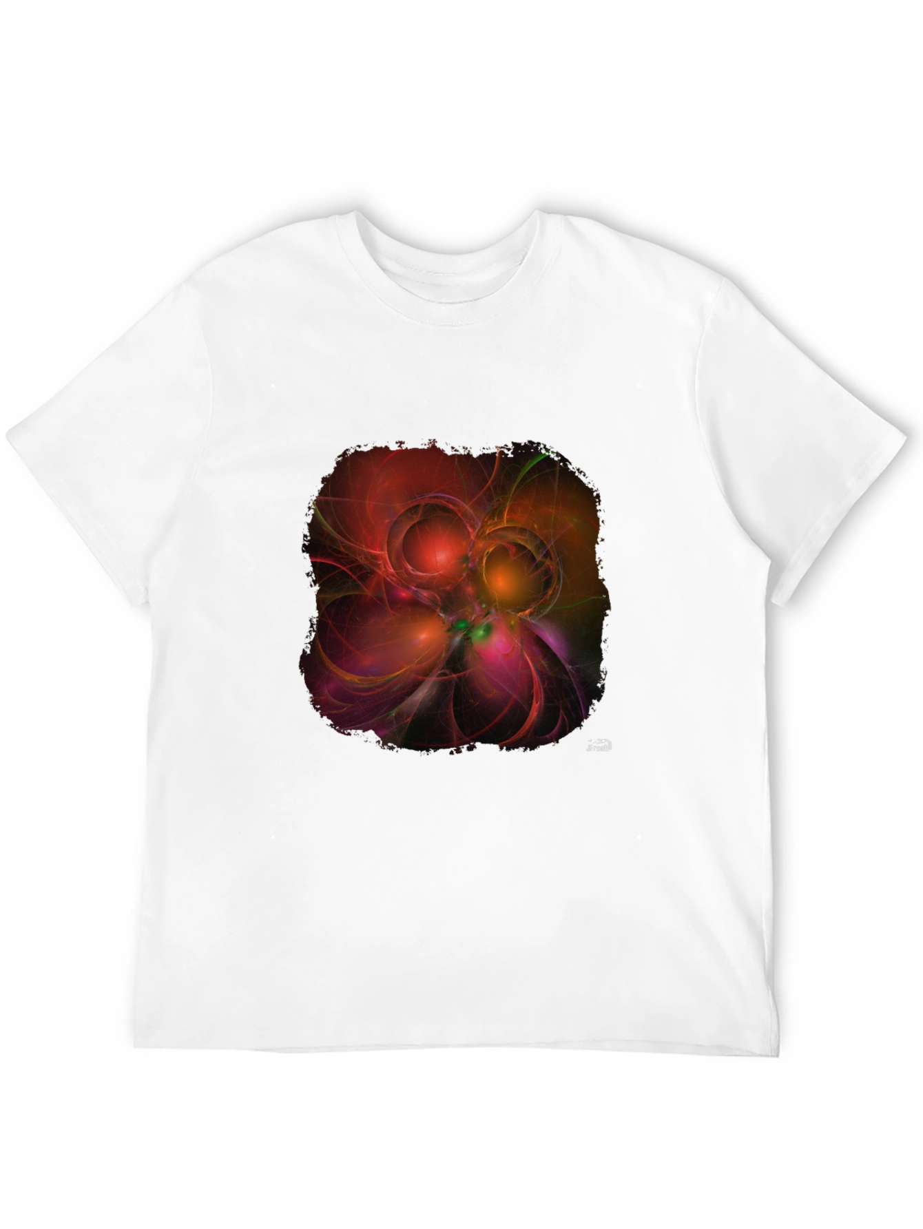 Abstract Design Black T-Shirt