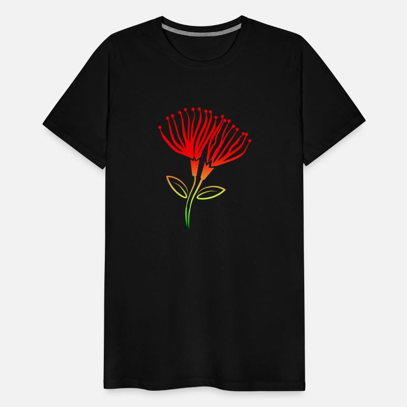 Pohutukawa New Zealand Flower Tattoo Gift Idea