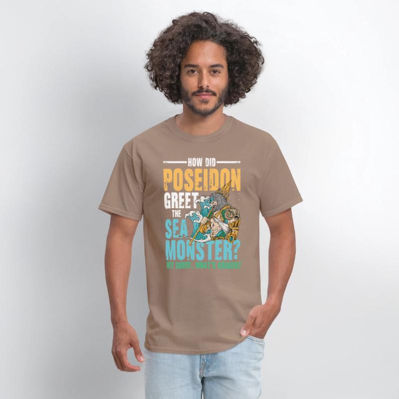 Poseidon Greet The Sea Monster What's Kraken