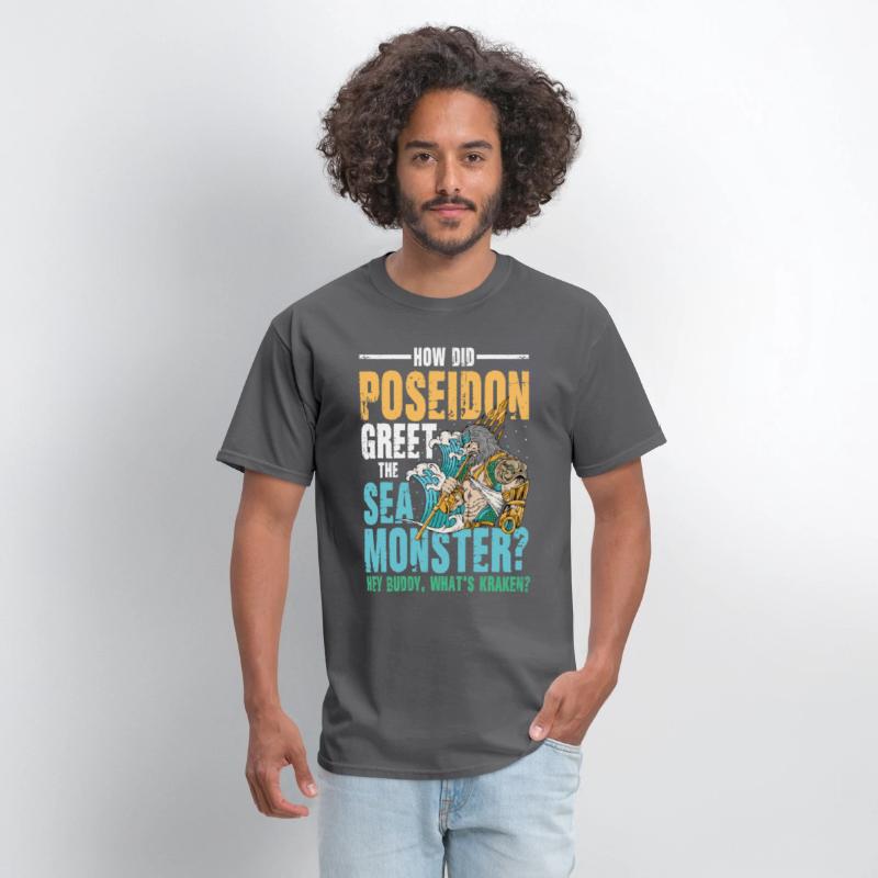 Poseidon Greet The Sea Monster What's Kraken