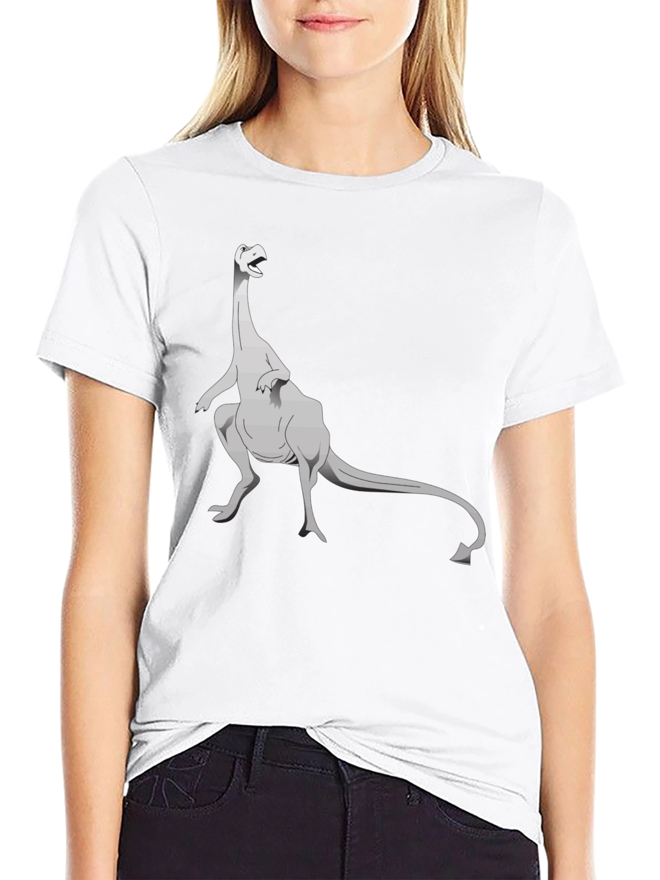Dinosaur Graphic Tee - Classic Black T-Shirt