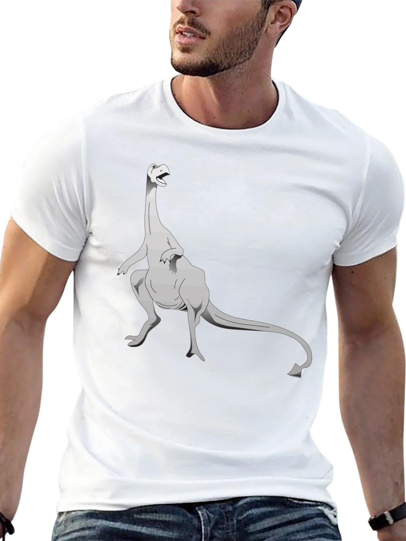 Dinosaur Graphic Tee - Classic Black T-Shirt