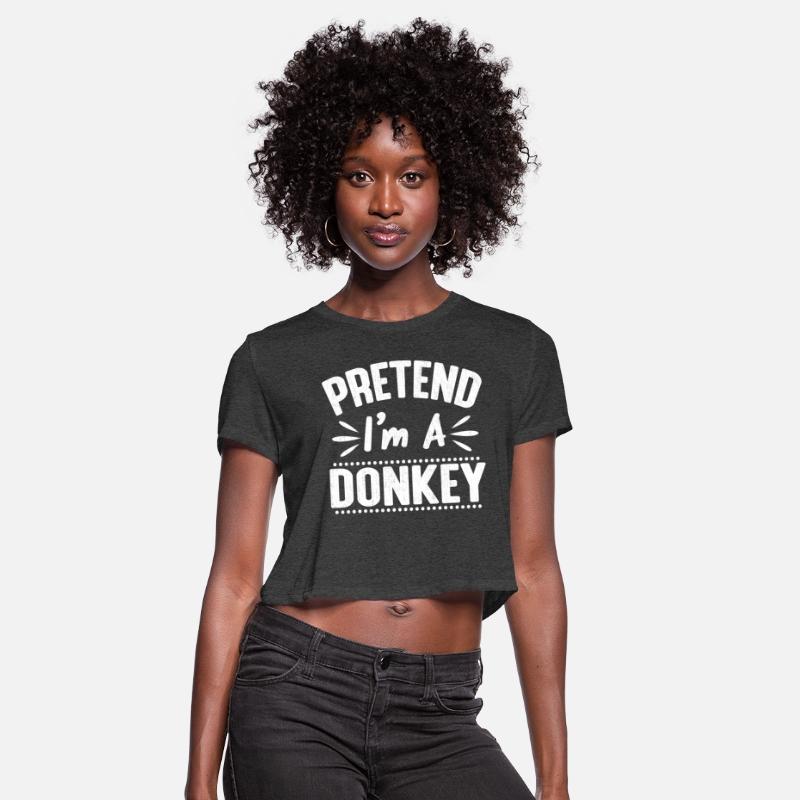 Pretend I'm A Donkey Easy Lazy Halloween Costume