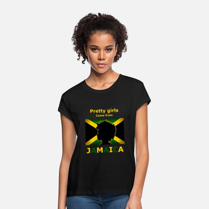 Pretty Girls Come From Jamaica Flag