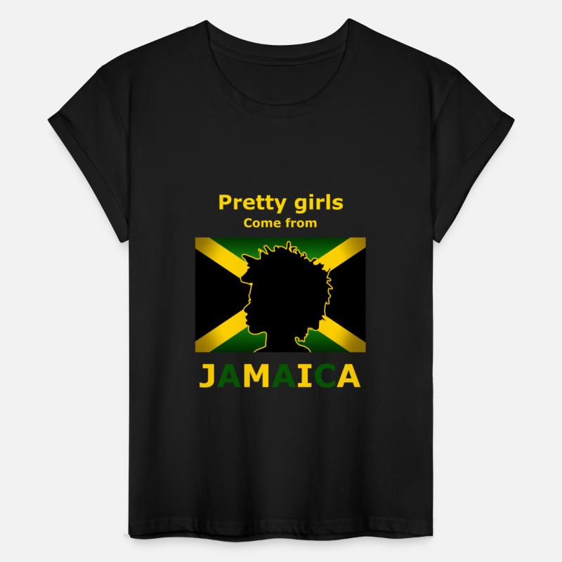 Pretty Girls Come From Jamaica Flag