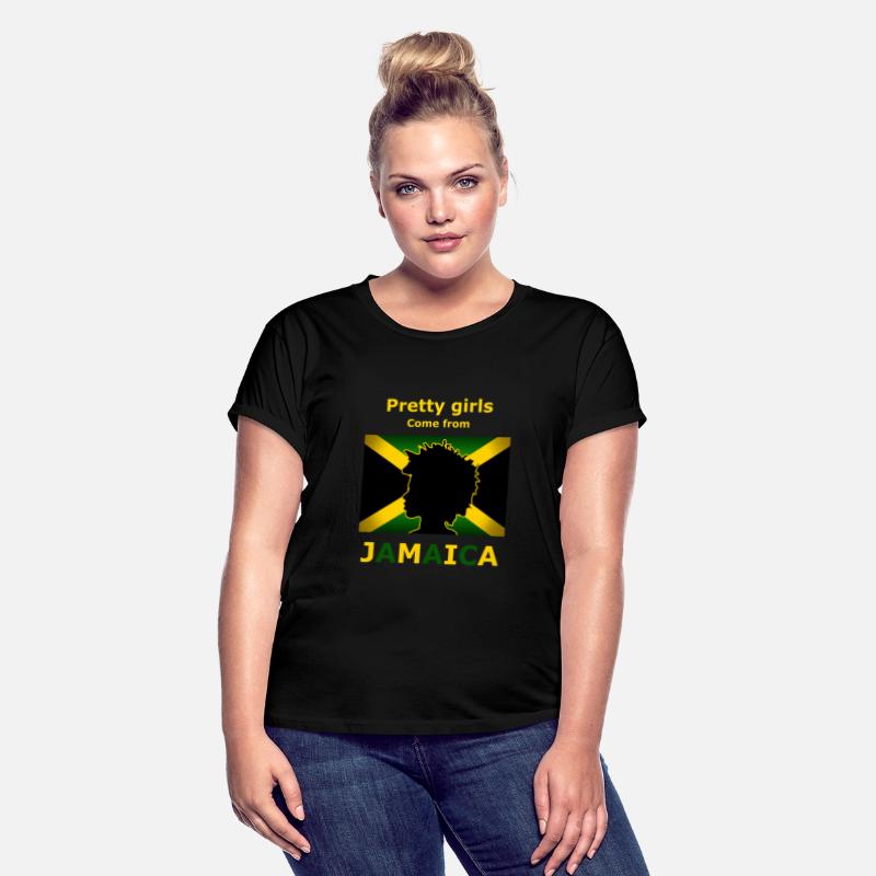 Pretty Girls Come From Jamaica Flag