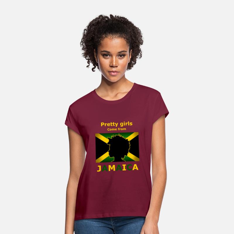 Pretty Girls Come From Jamaica Flag
