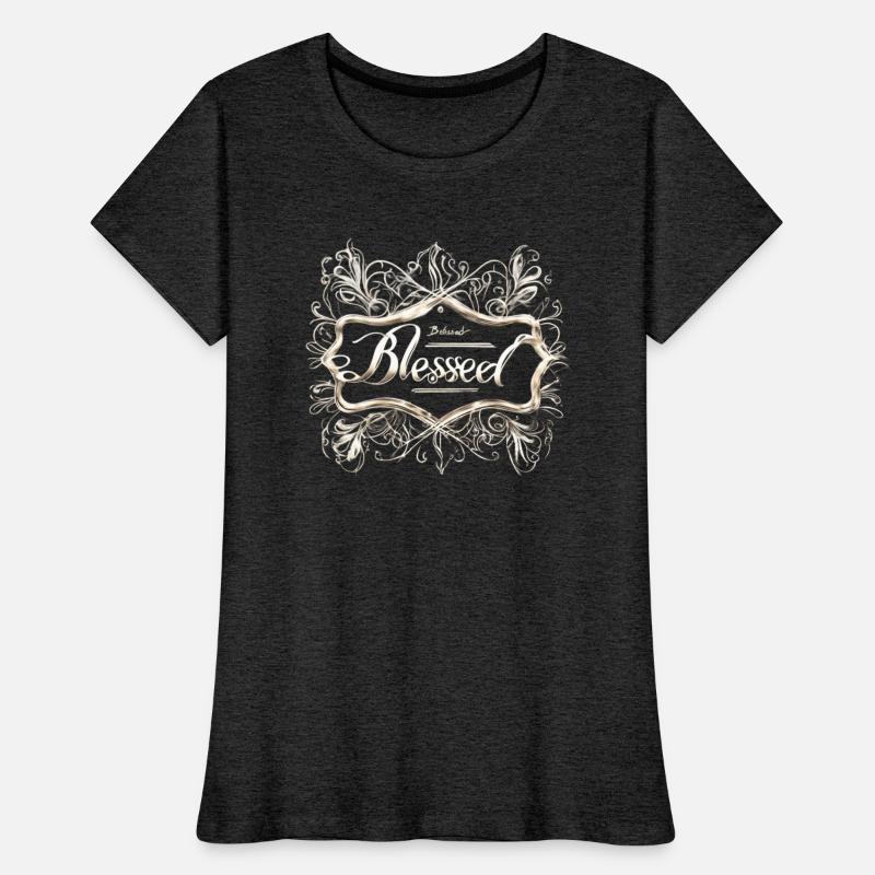 PRETTY WHITE GOLD BLESSED SCRIPT TEXT AI GENERATED