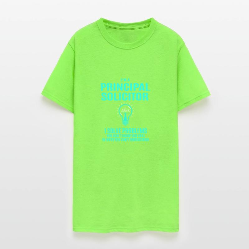Principal Solicitor T Shirt - I Solve Problems Gif