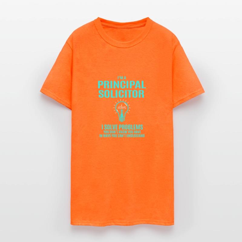 Principal Solicitor T Shirt - I Solve Problems Gif