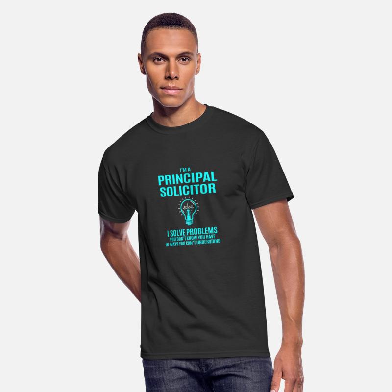 Principal Solicitor T Shirt - I Solve Problems Gif