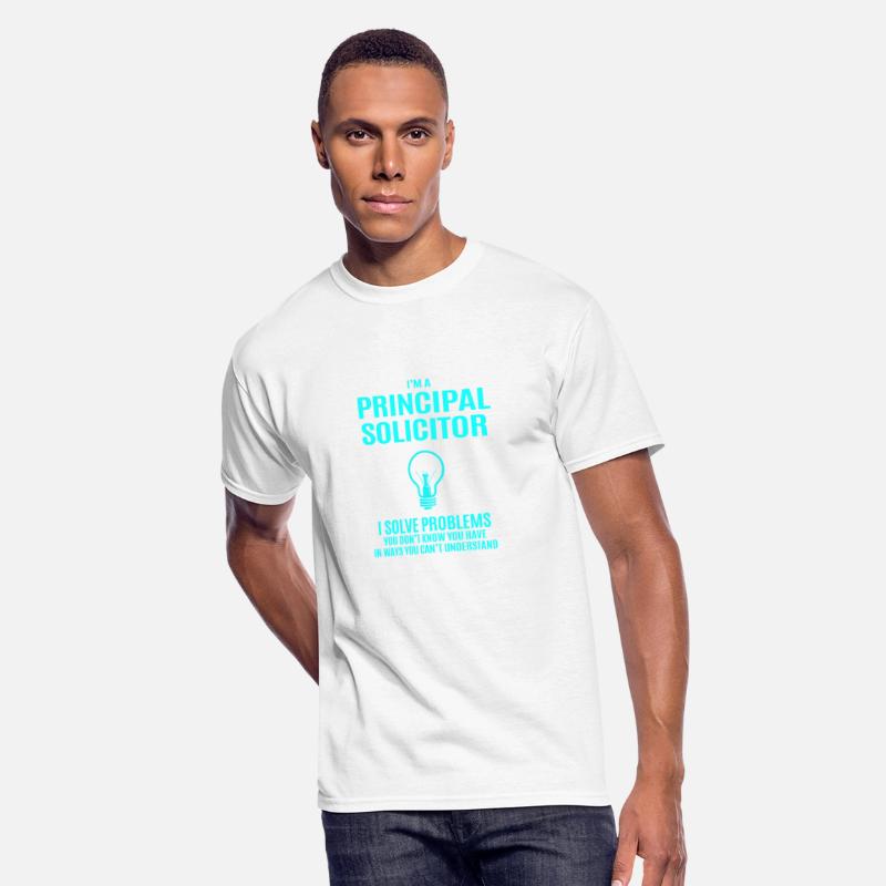 Principal Solicitor T Shirt - I Solve Problems Gif
