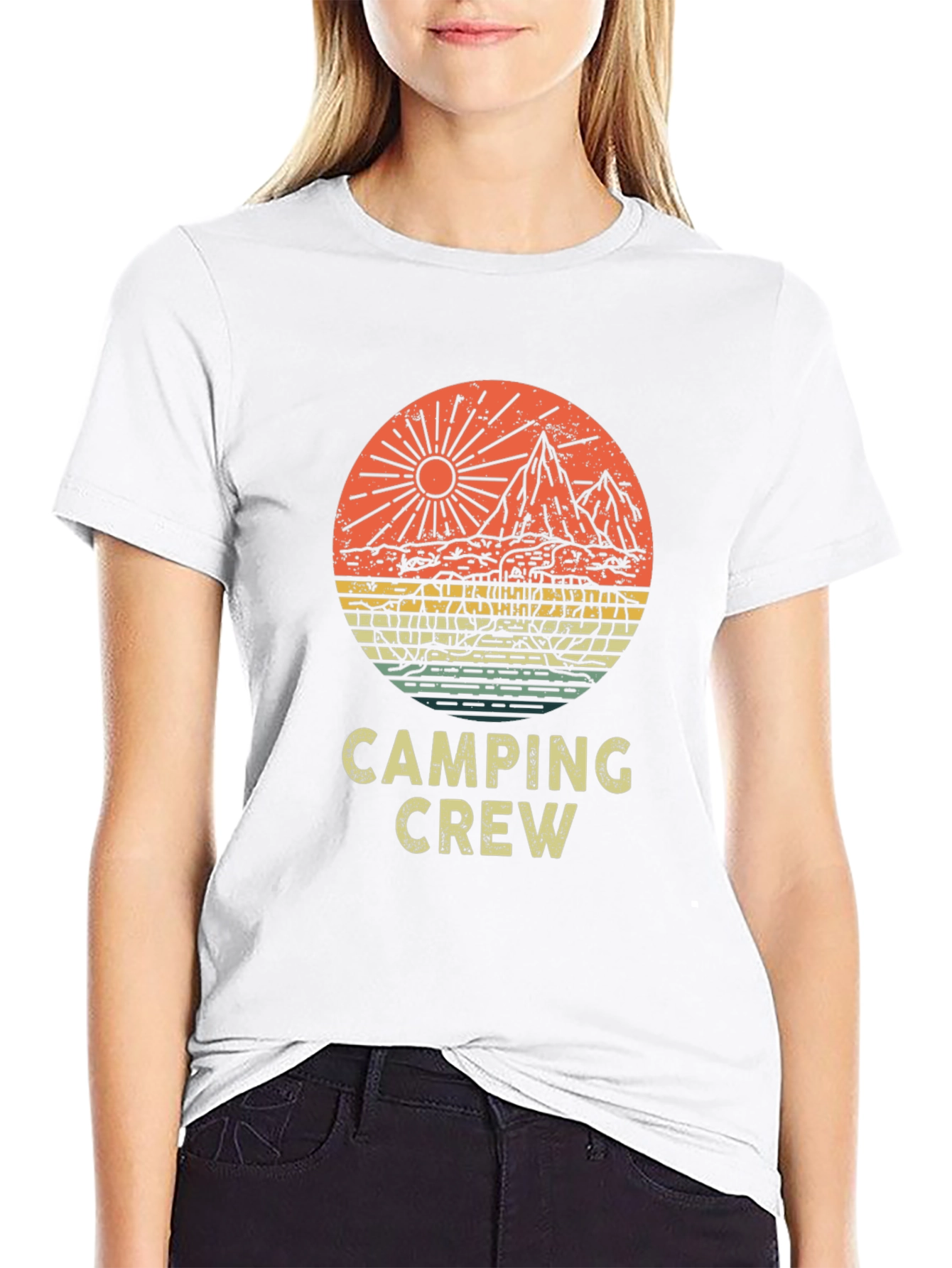 Camping Crew Graphic Tee - Adventure Awaits!