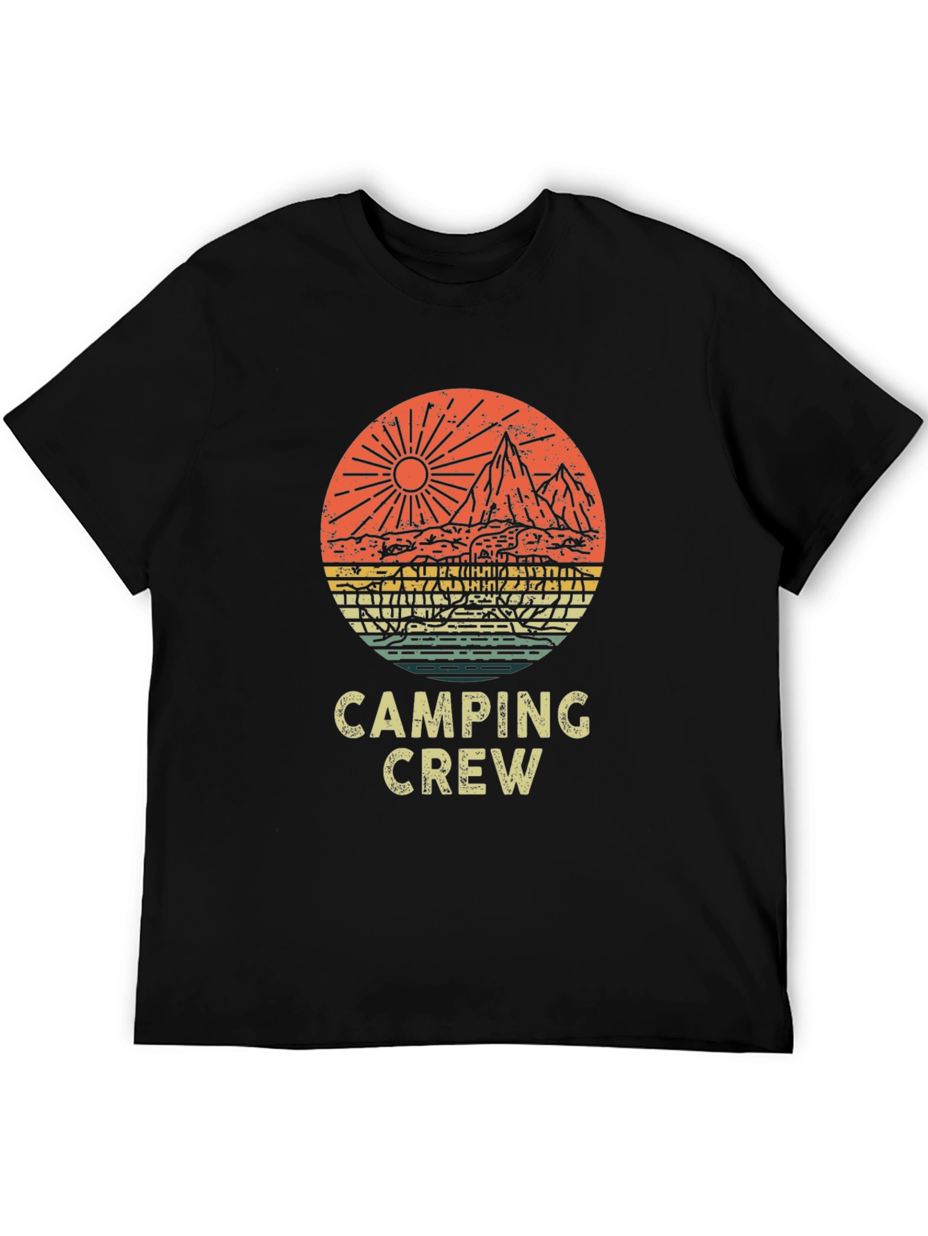 Camping Crew Graphic Tee - Adventure Awaits!