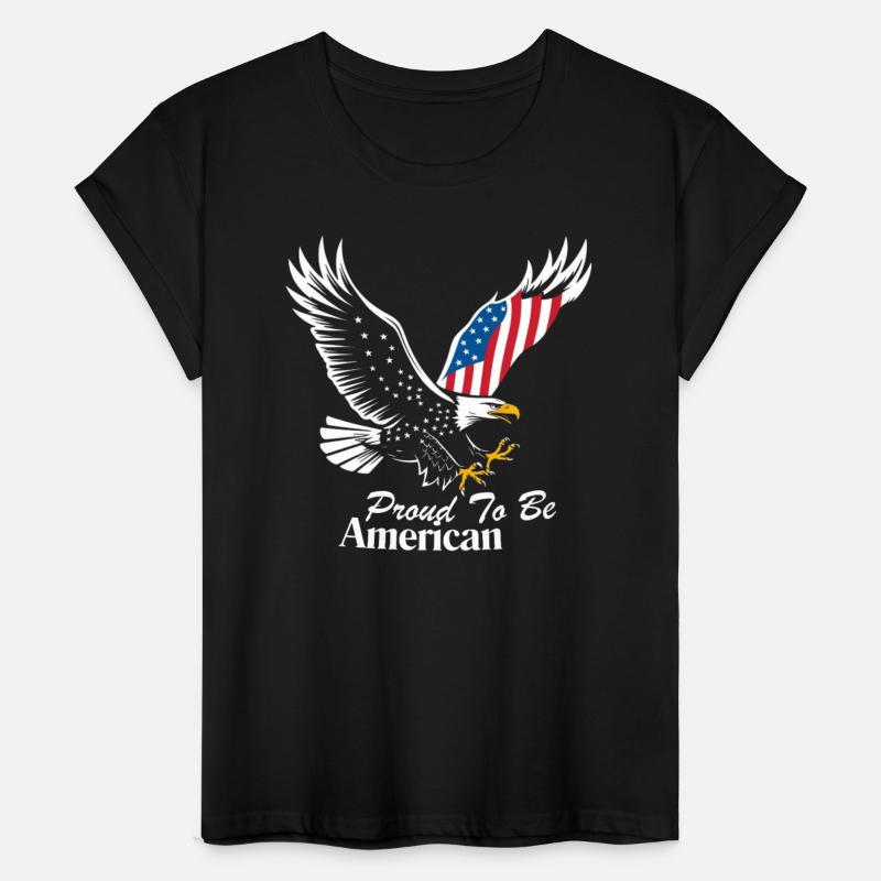 Proud To Be American Eagle Flag