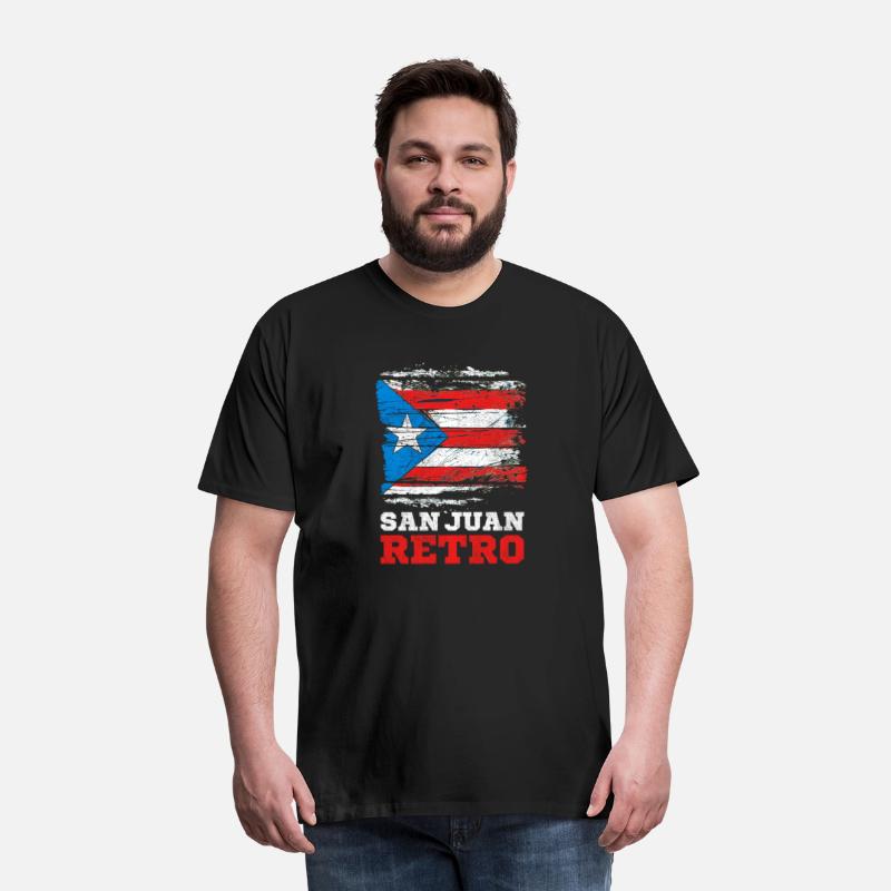Puerto Rico Flag San Juan Retro