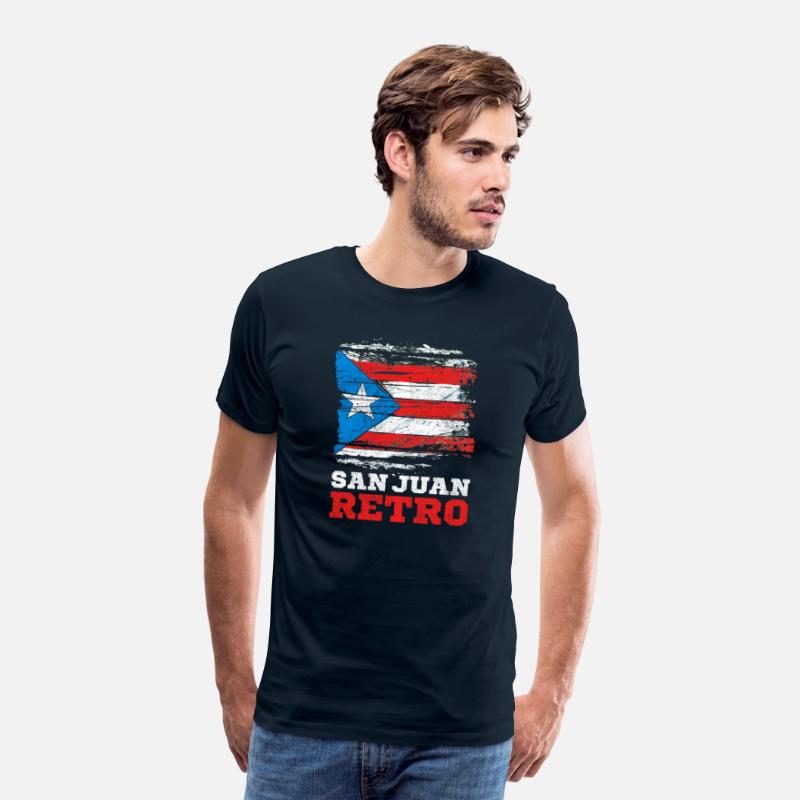 Puerto Rico Flag San Juan Retro