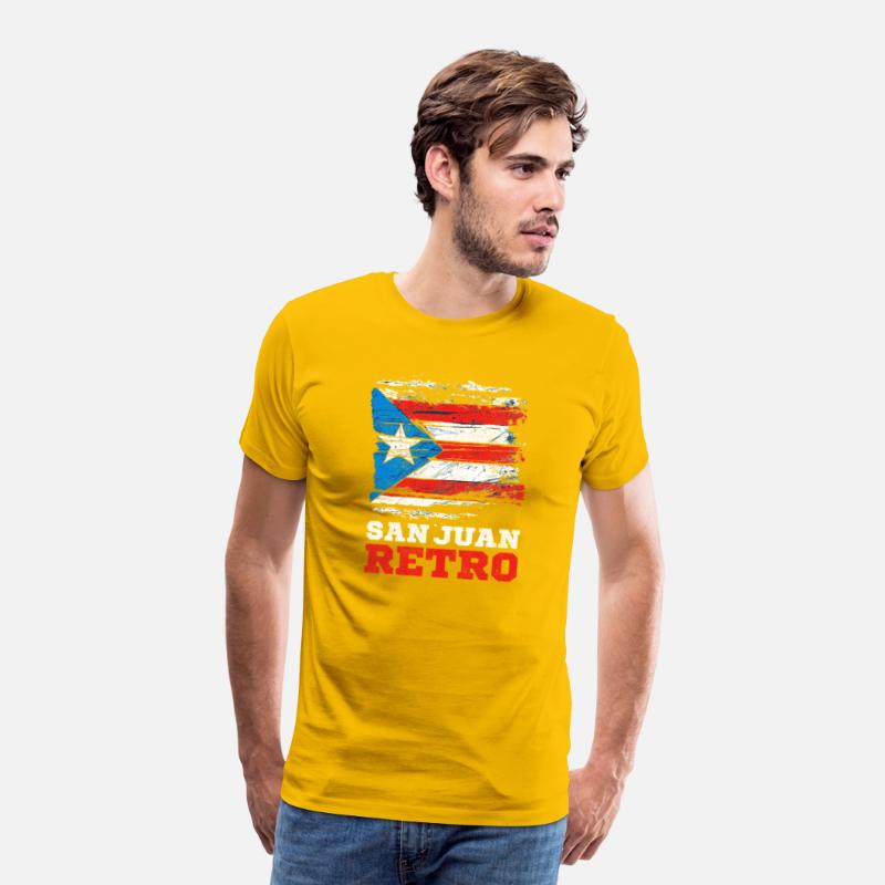 Puerto Rico Flag San Juan Retro