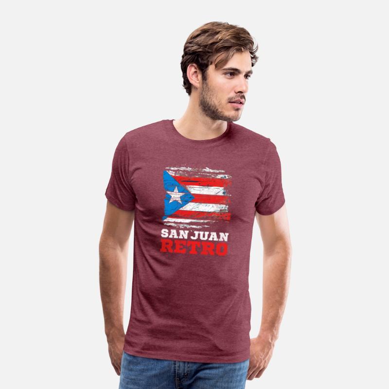 Puerto Rico Flag San Juan Retro