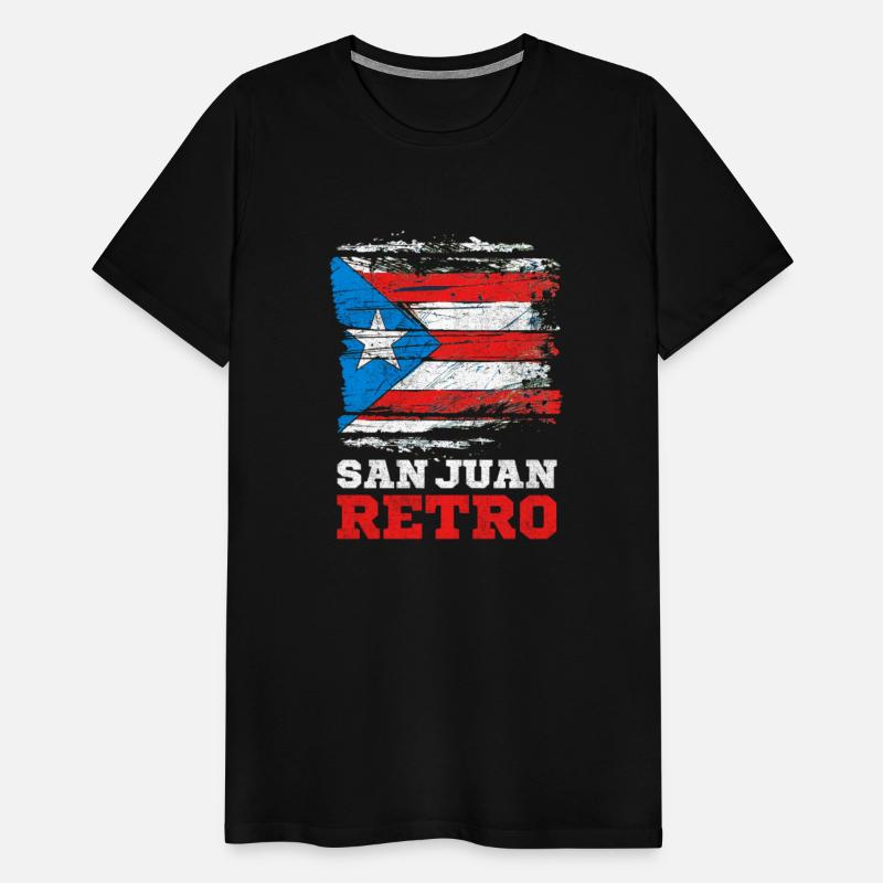 Puerto Rico Flag San Juan Retro