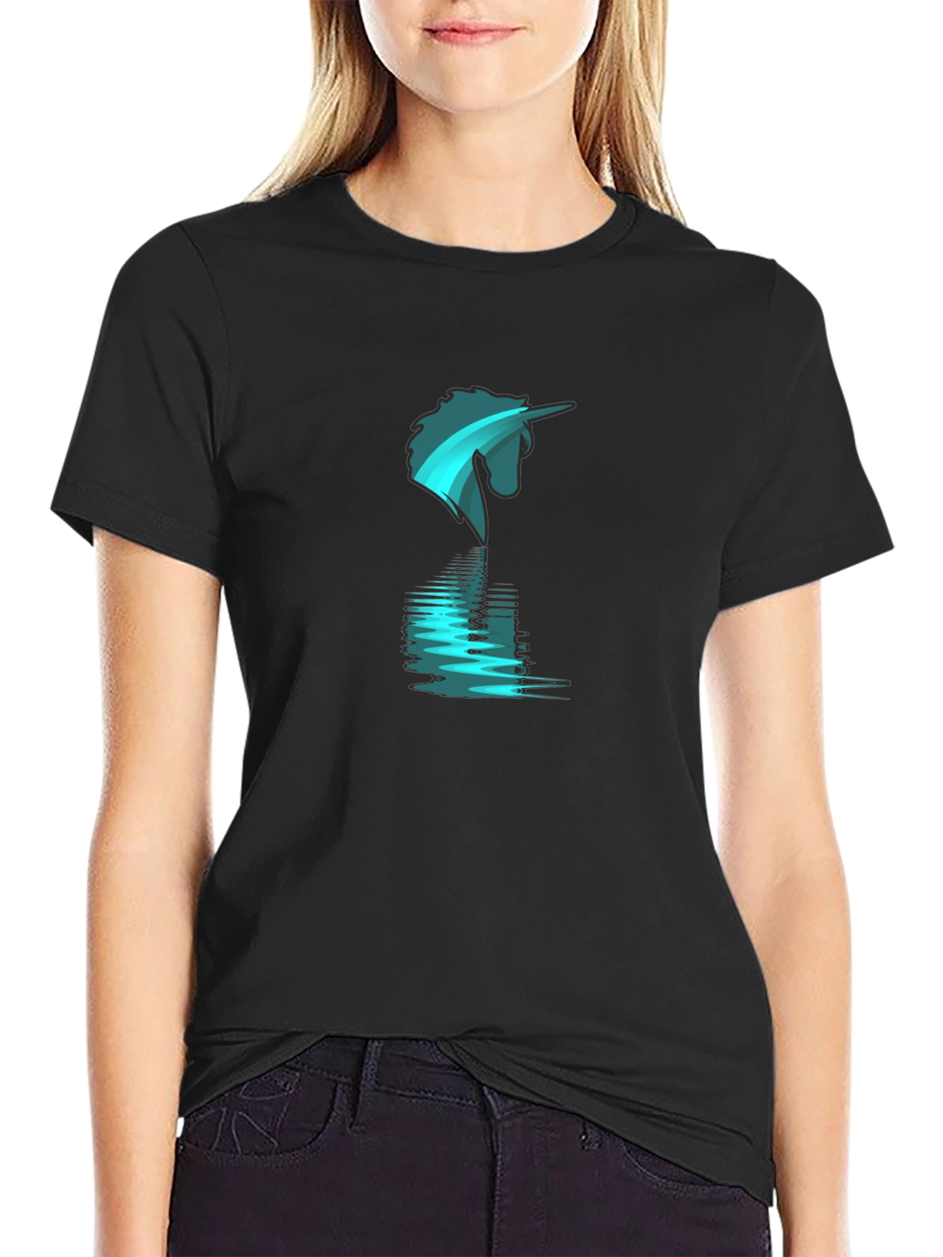 Unicorn Reflection Graphic T-Shirt