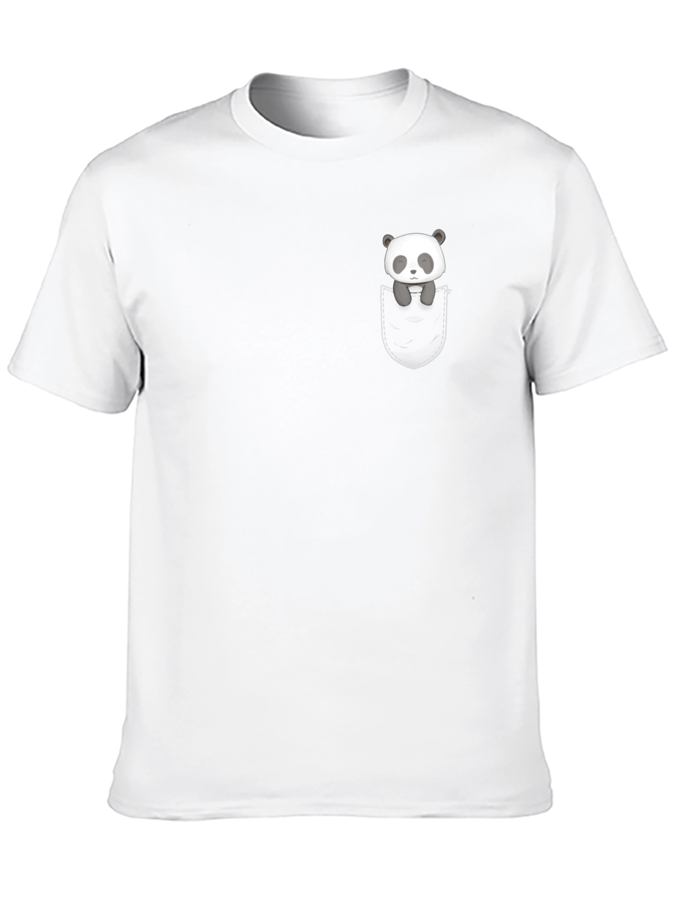 Panda Pocket T-Shirt - Cute Graphic Tee