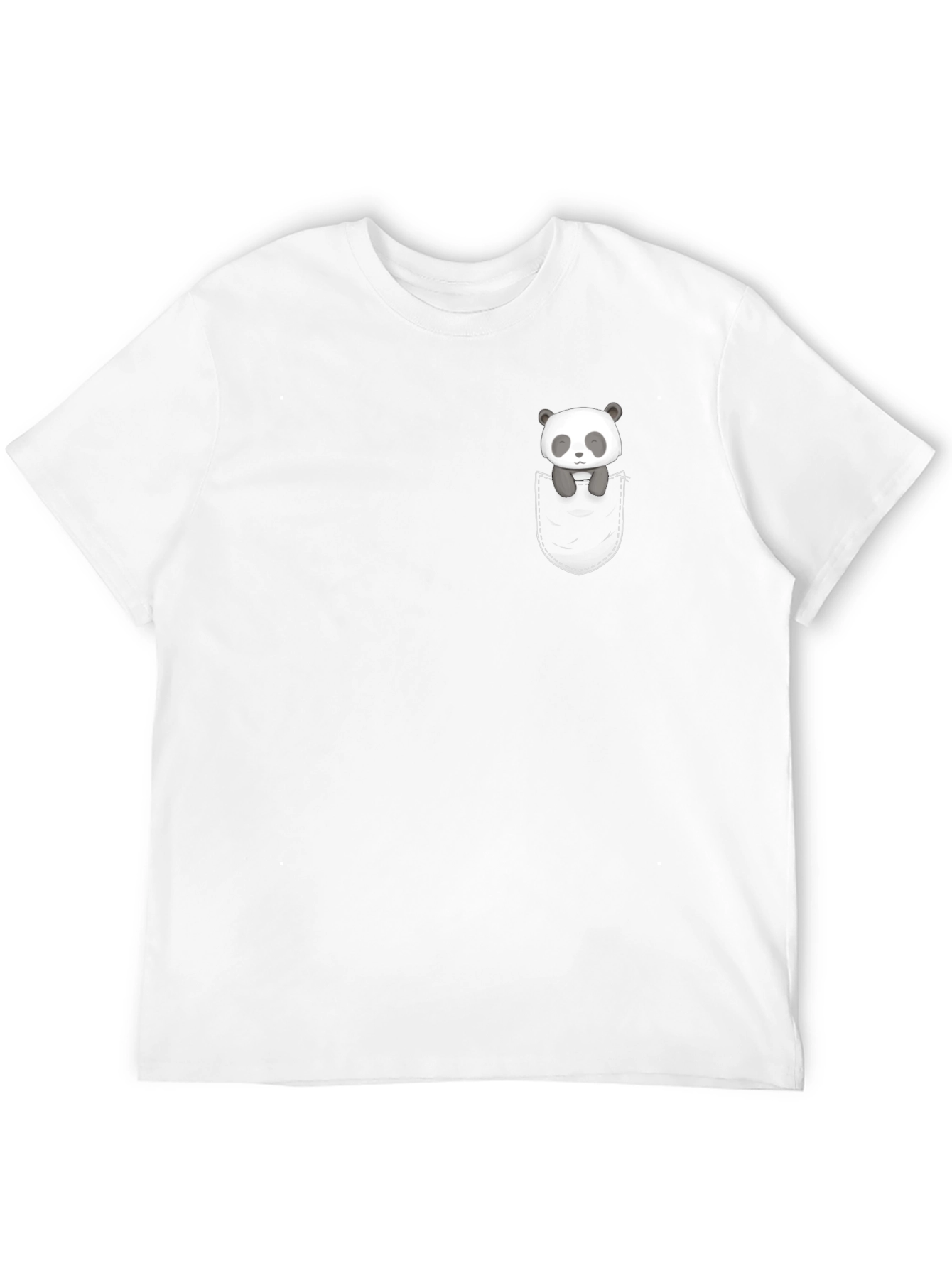 Panda Pocket T-Shirt - Cute Graphic Tee