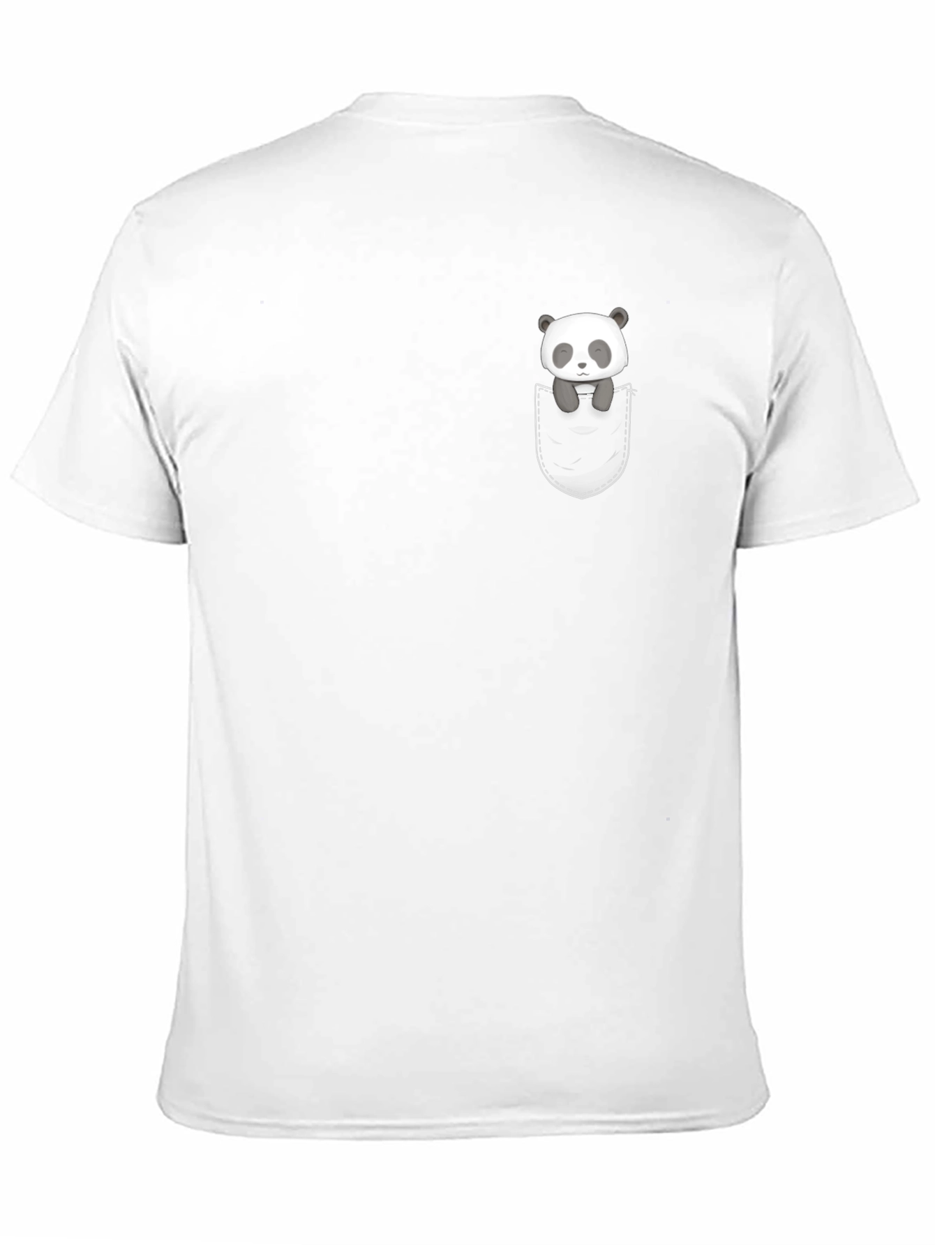 Panda Pocket T-Shirt - Cute Graphic Tee