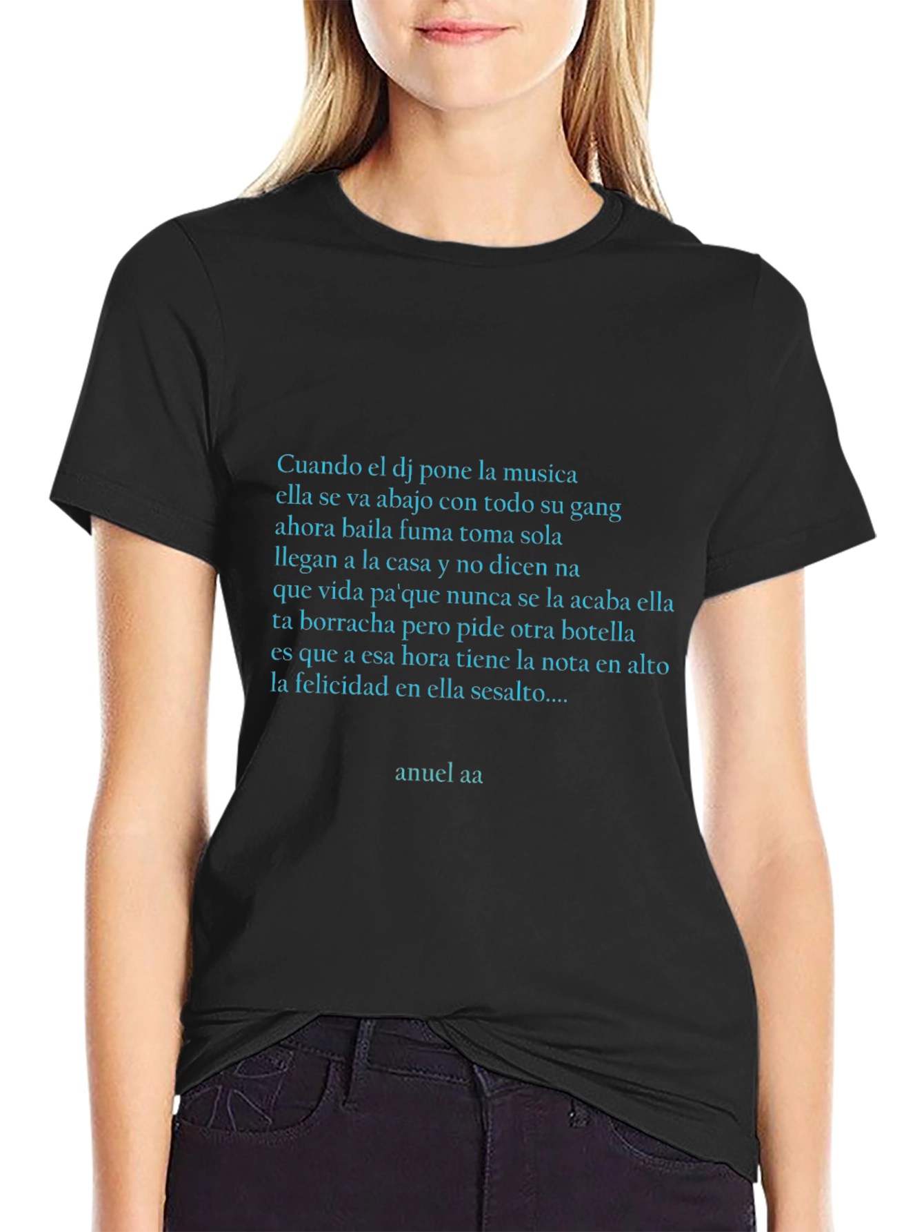 Anuel AA Lyric Tee - Urban Style